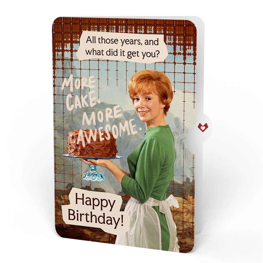 Horse Birthday Pop-Up Card and More Cake More Awesome Sentiment Set - Image 4