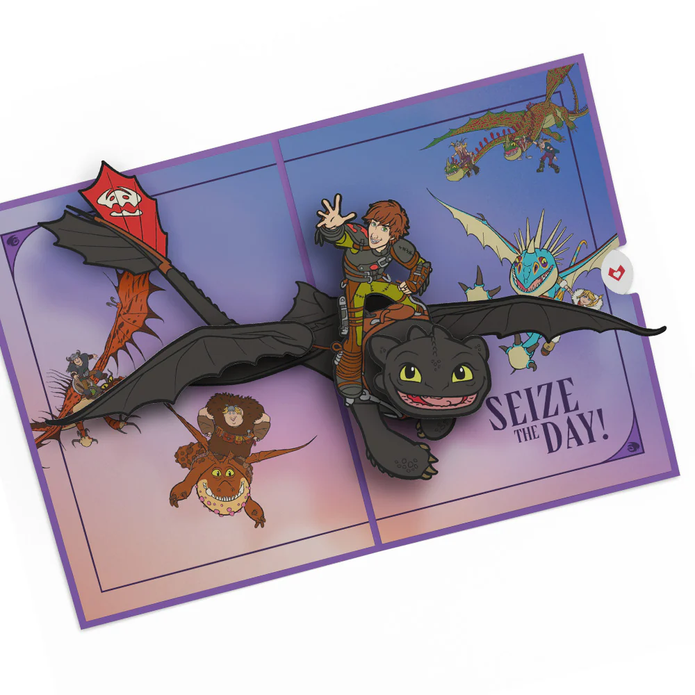 How to Train Your Dragon Heroic Heights Birthday Pop-Up Card - Image 2