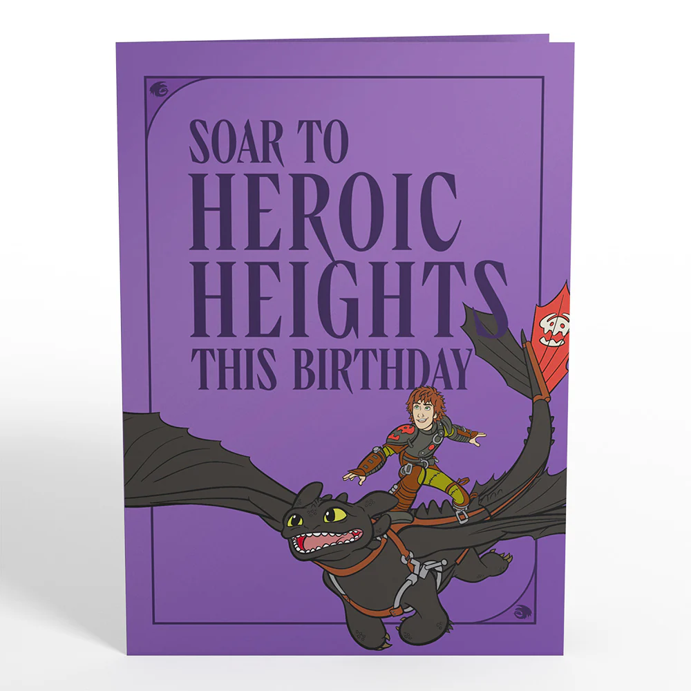 How to Train Your Dragon Heroic Heights Birthday Pop-Up Card - Image 5