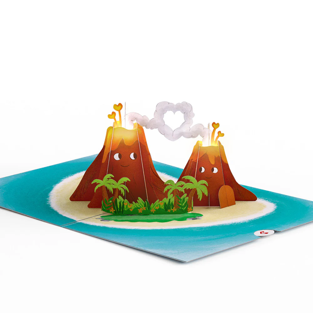 I Lava You 13th Birthday Light-Up Pop-Up Card and Sentiment Set - Image 3