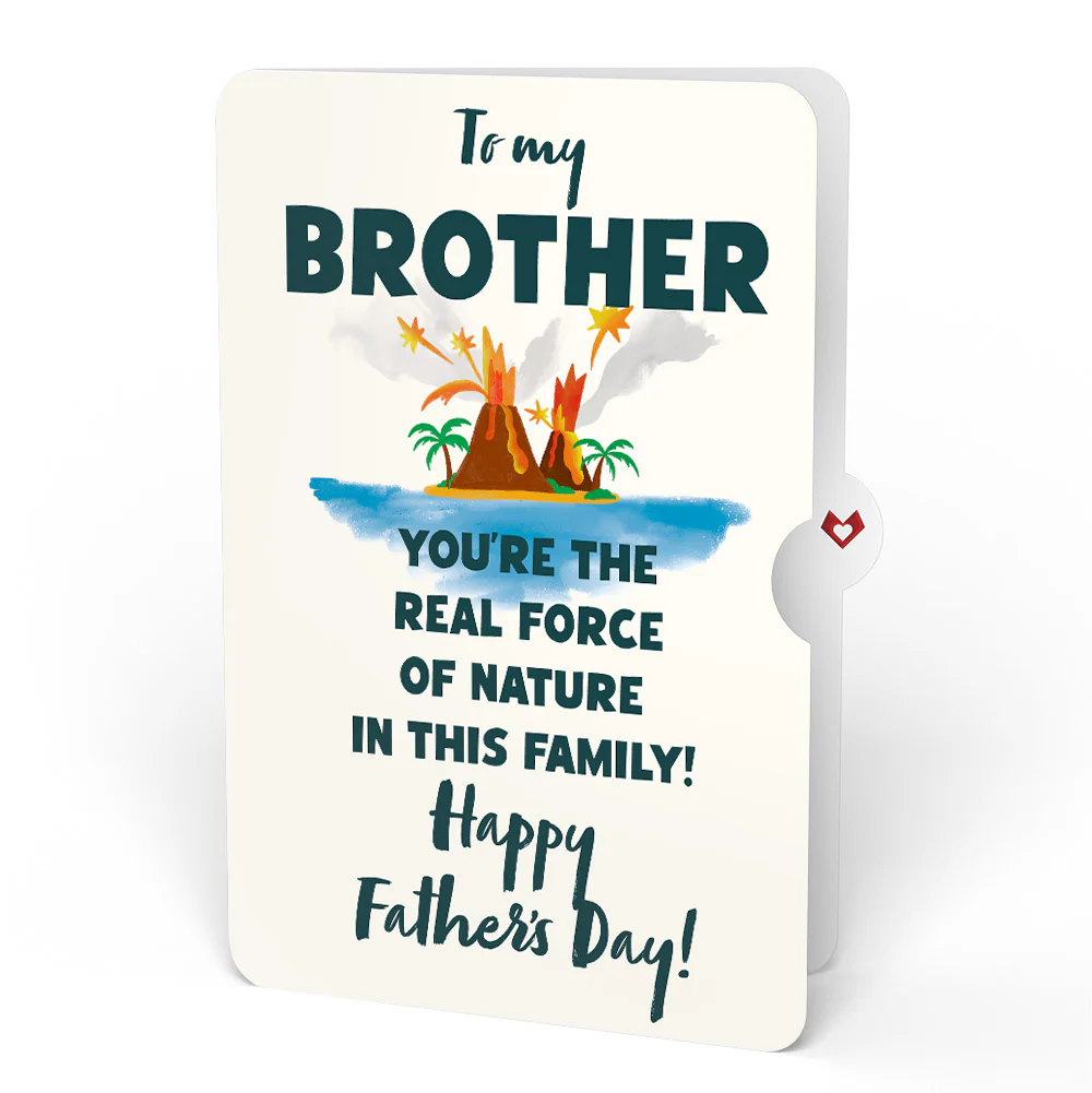 I Lava You Father's Day Pop-Up Card and Sentiment Set for Brother - Image 4