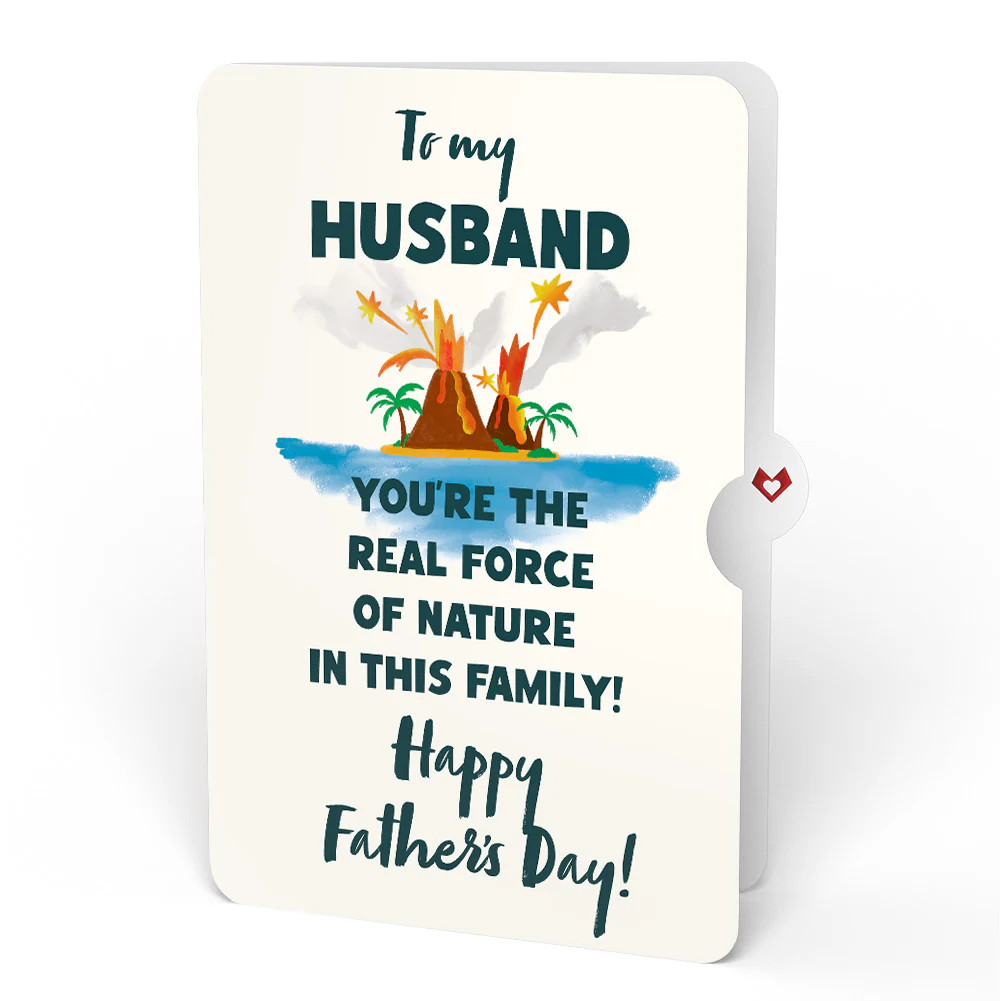 I Lava You Father's Day Pop-Up Card and Sentiment Set for Husband - Image 4
