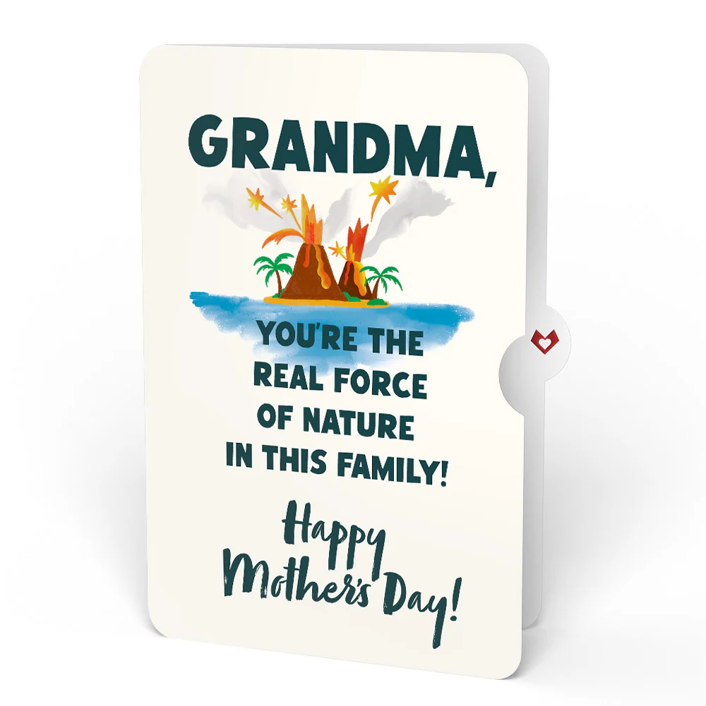I Lava You Mother's Day Light-Up Pop-Up Card and Sentiment Set for Grandma - Image 4