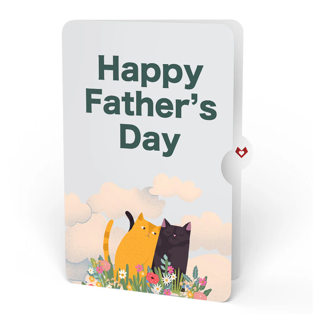 I Love Mew Cats Father’s Day Pop-Up Card and Sentiment Set for Dad - Image 4