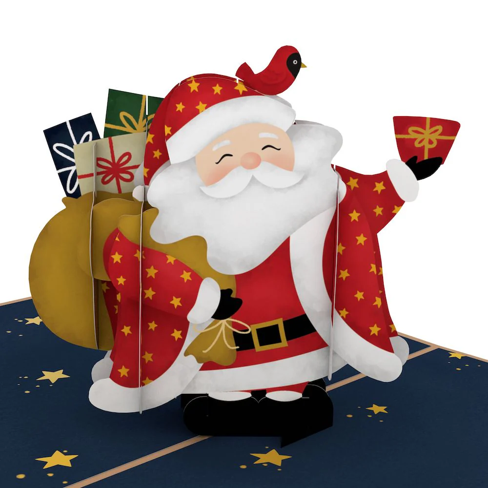 Jolly Holiday Santa Pop-Up Card - Image 2