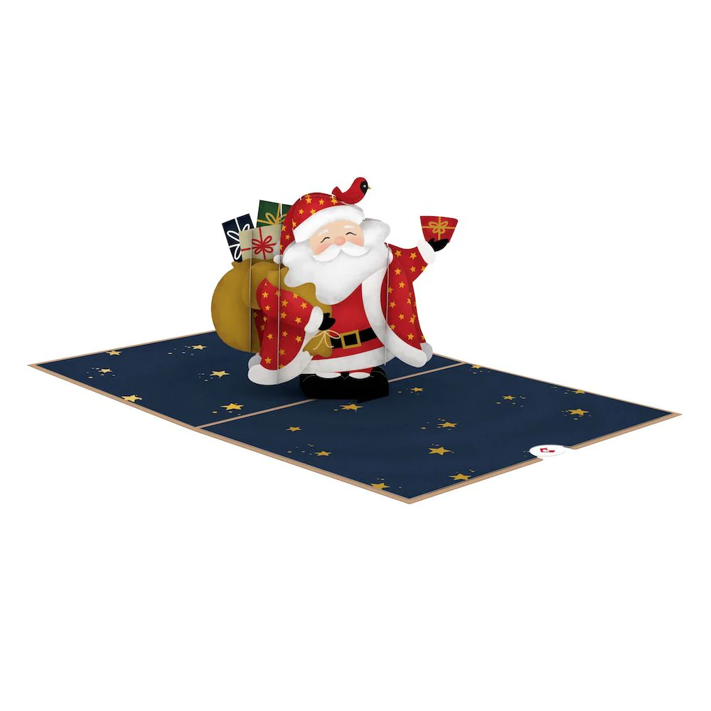 Jolly Holiday Santa Pop-Up Card - Image 3