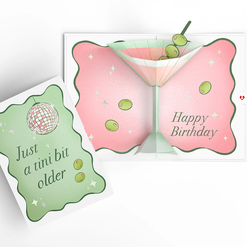 Just a Tini Bit Older Birthday Pop-Up Card