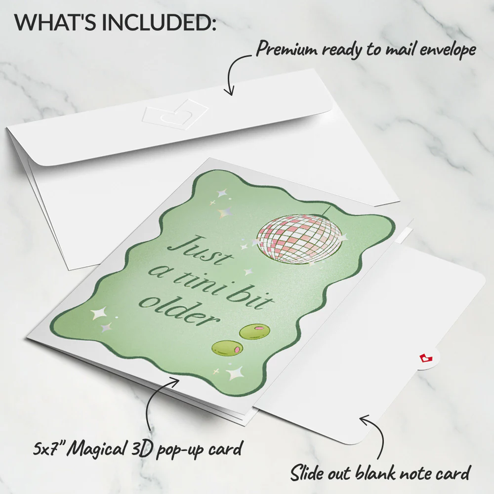 Just a Tini Bit Older Birthday Pop-Up Card - Image 6