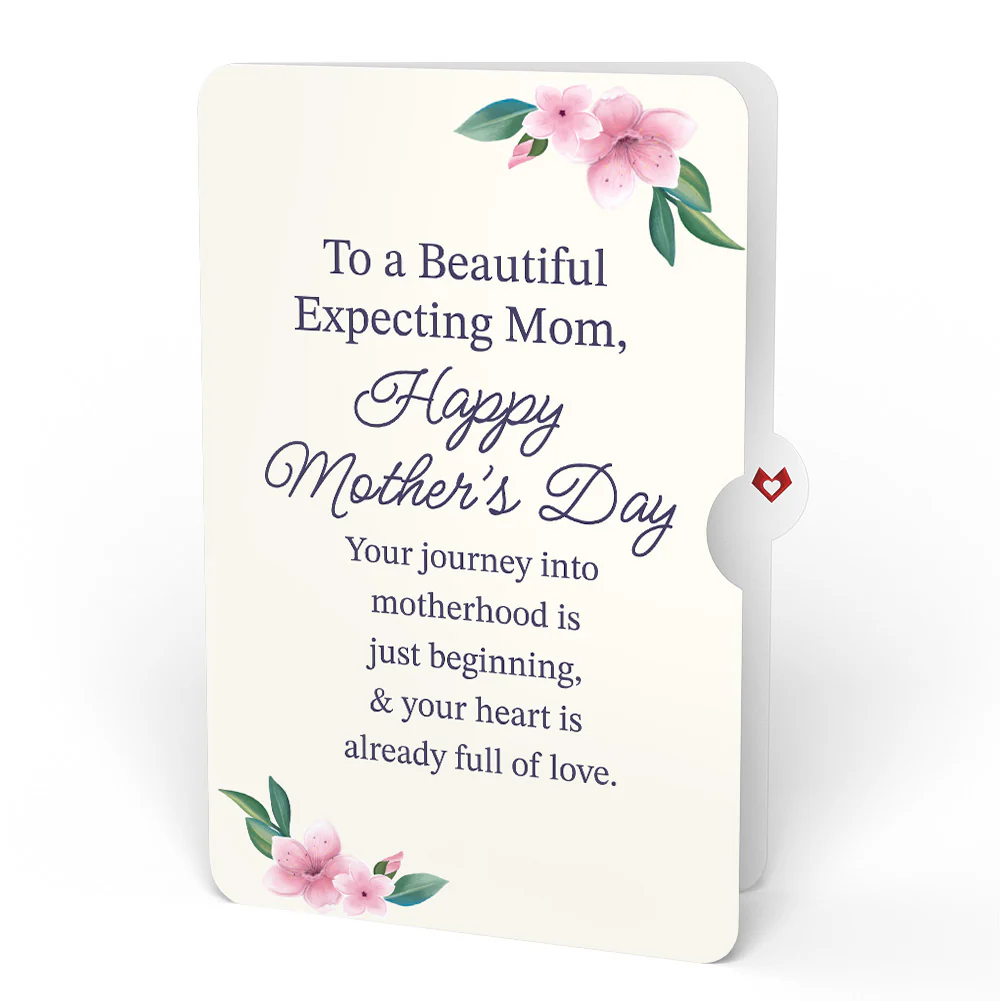 Koi Fish and Lotus Pond Mother's Day Pop-Up Card and Sentiment Set for Expecting Mom - Image 4