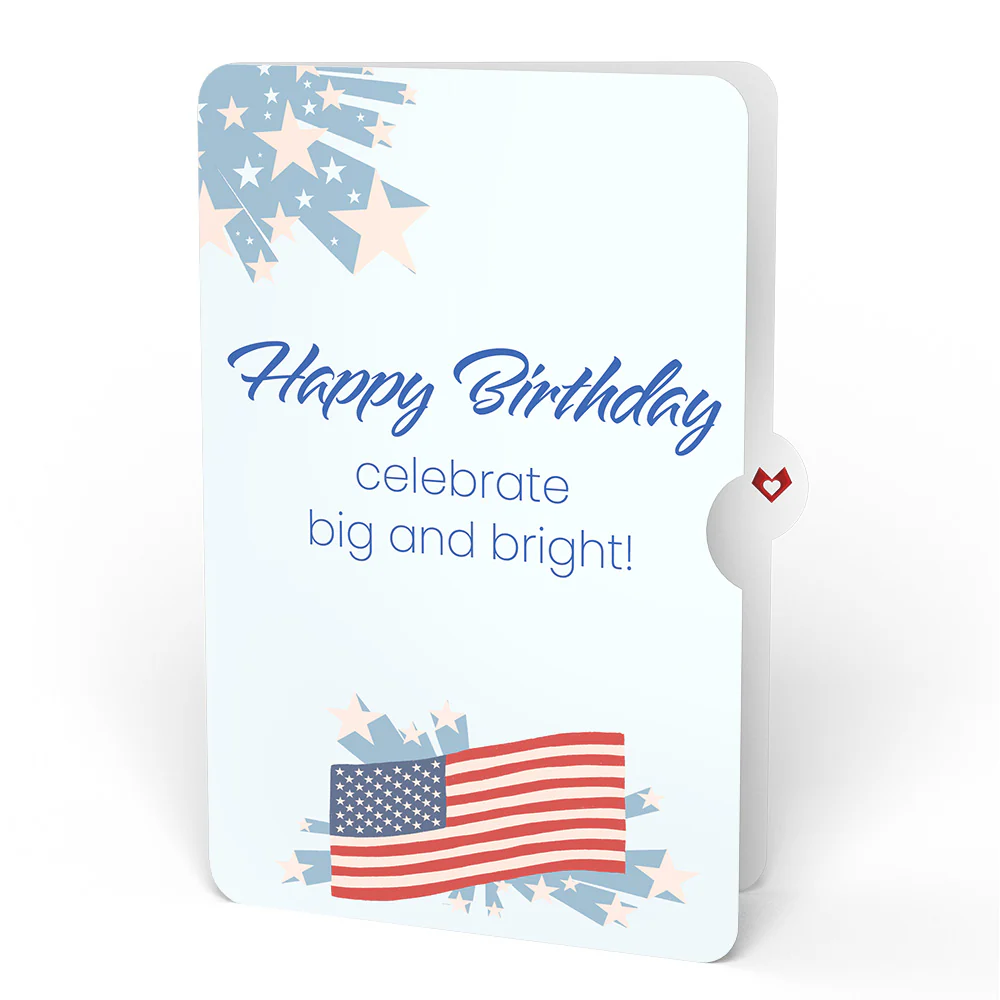 Let Freedom Shine Birthday Suncatcher Card and Sentiment Set - Image 4