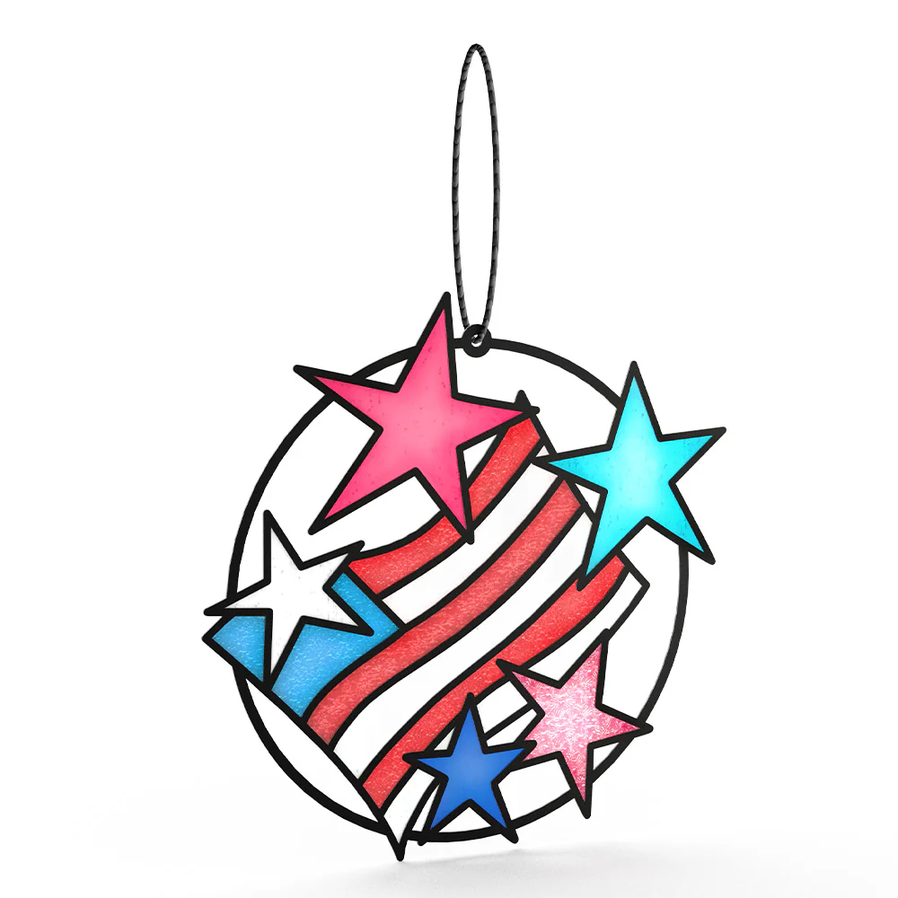 Let Freedom Shine Suncatcher Card - Image 3