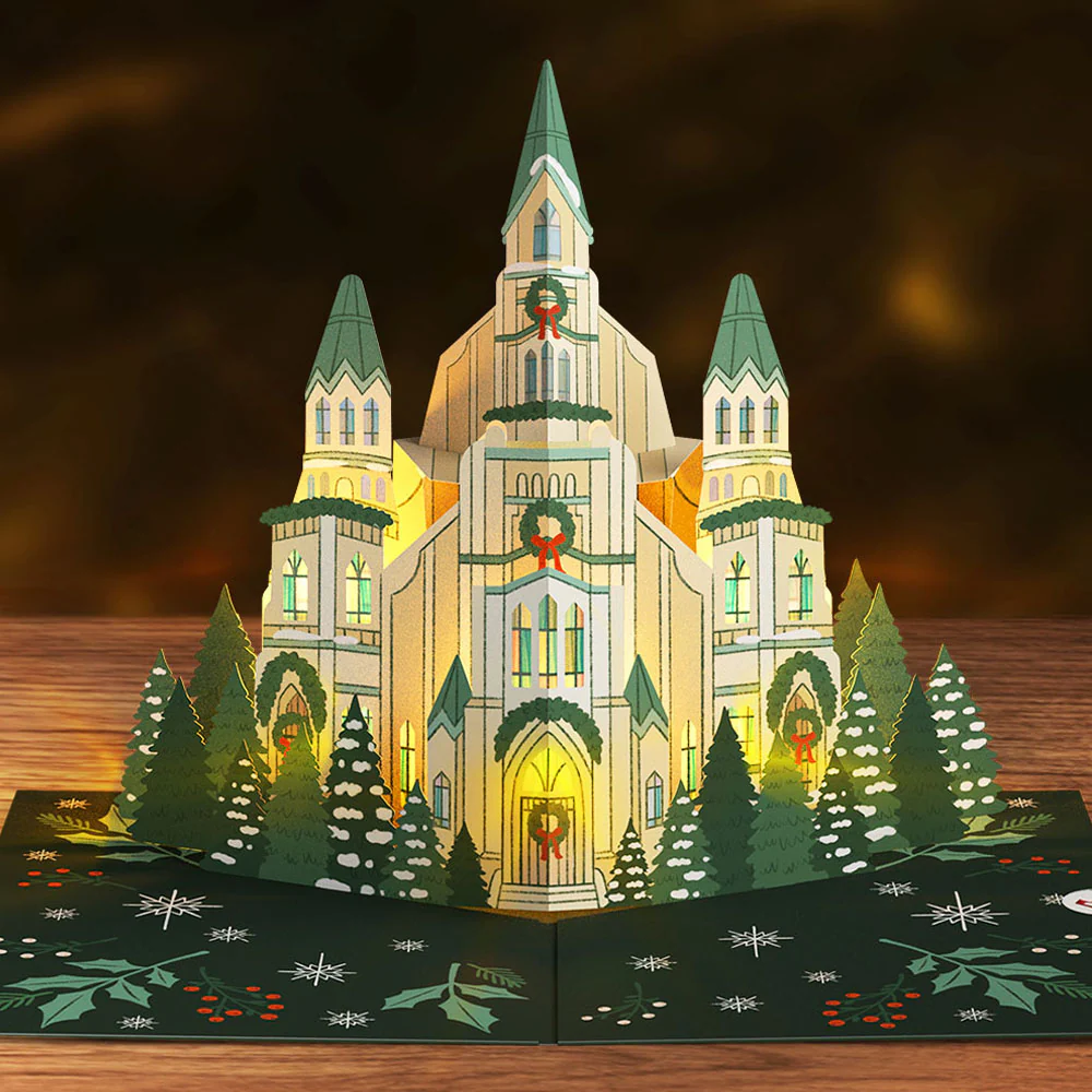 Let Heaven & Nature Sing Christmas Music and Lights Pop-Up Card - Image 2