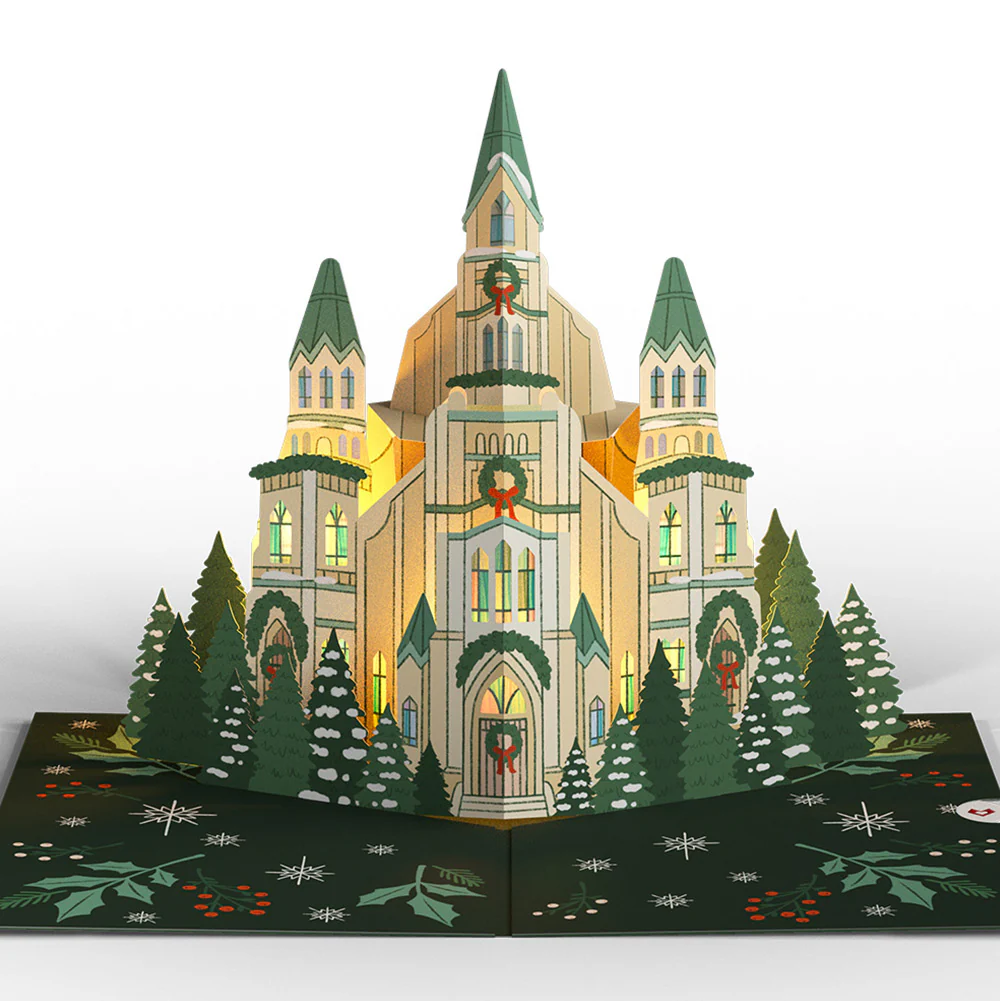 Let Heaven & Nature Sing Christmas Music and Lights Pop-Up Card and Twinkling Ornaments Sentiment Set for Teacher - Image 3