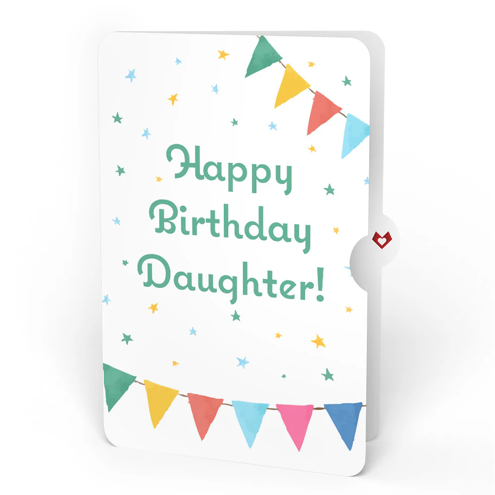Let's Celebrate Birthday Pop-Up Card and Sentiment Set for Daughter - Image 4