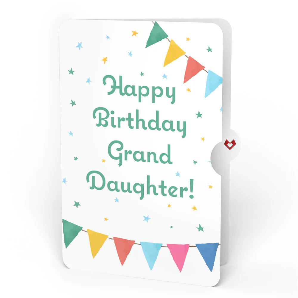 Let's Celebrate Birthday Pop-Up Card and Sentiment Set for Granddaughter - Image 4