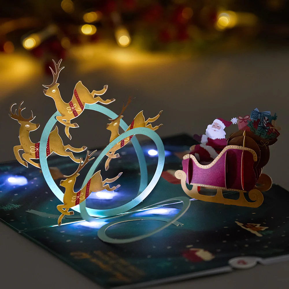 Holiday Light-Up Card 4 Pack - Image 9
