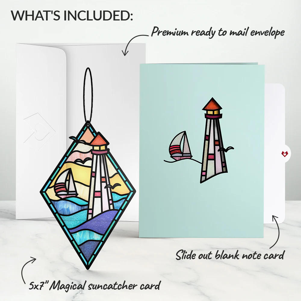 Lighthouse Suncatcher Card - Image 6