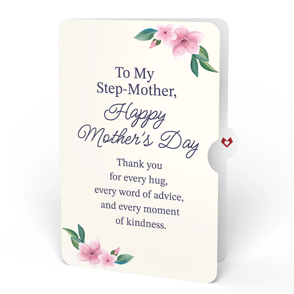 Love Cardinal Mother's Day Pop-Up Card and Sentiment Set for Step-Mother - Image 4
