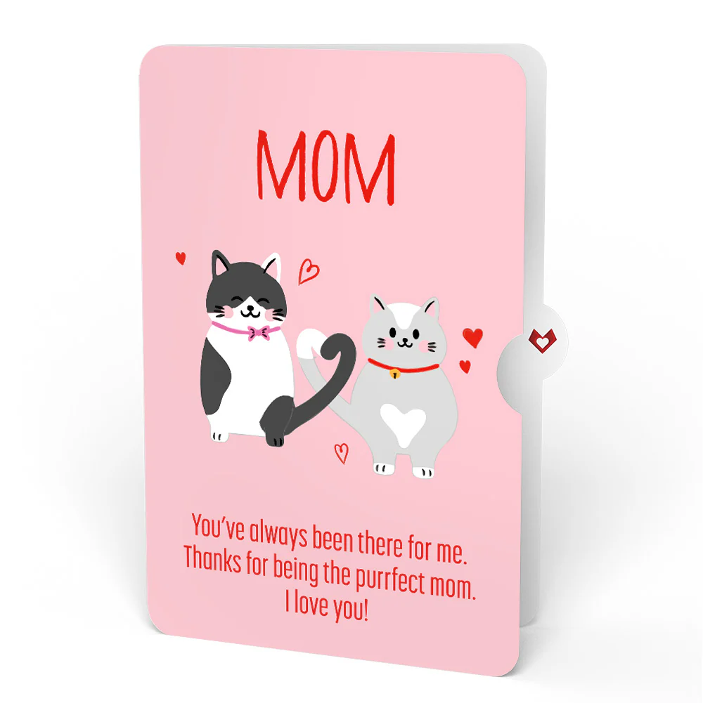 Love Cats Pop-Up Card and Sentiment Set for Mom - Image 4