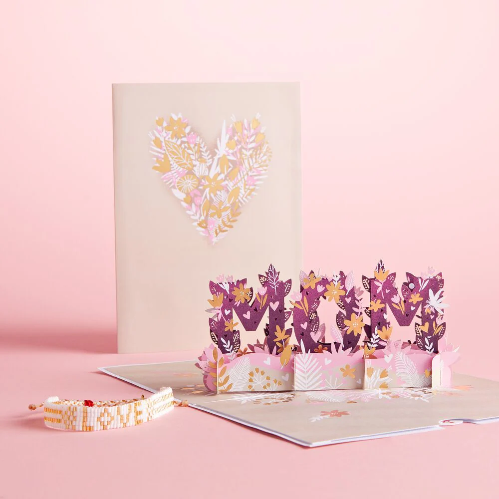 Love for Mom Dazzling Card with Bracelet