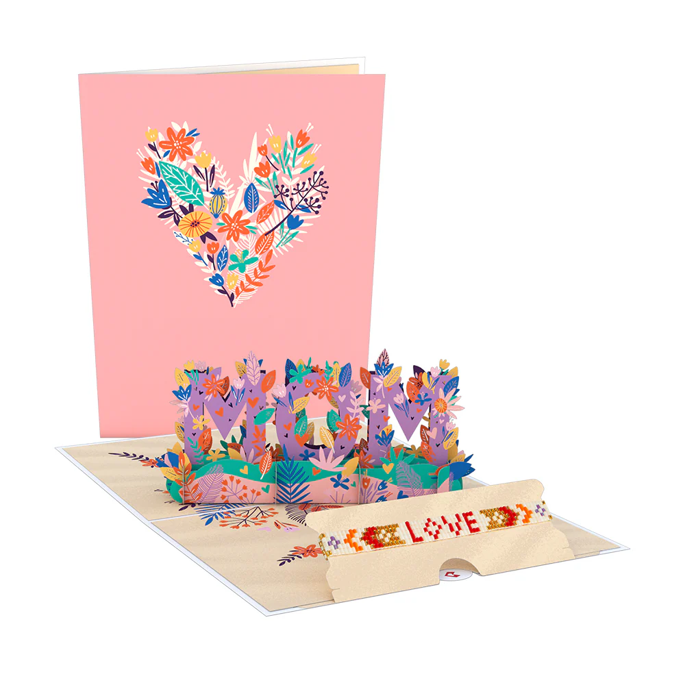 Love for Mom Vibrant Card with Bracelet - Image 9