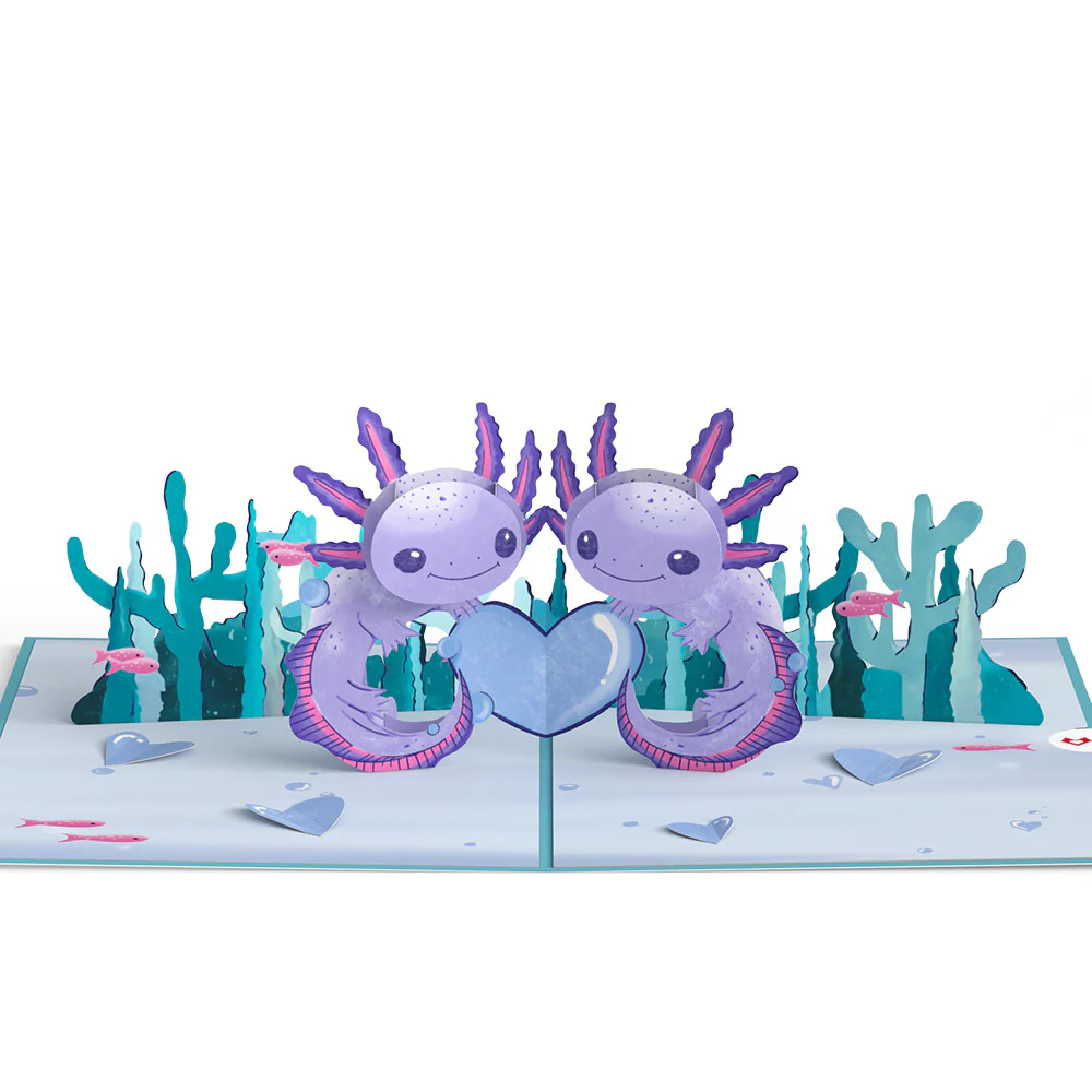 Love You A-Lotl Pop-Up Card - Image 3