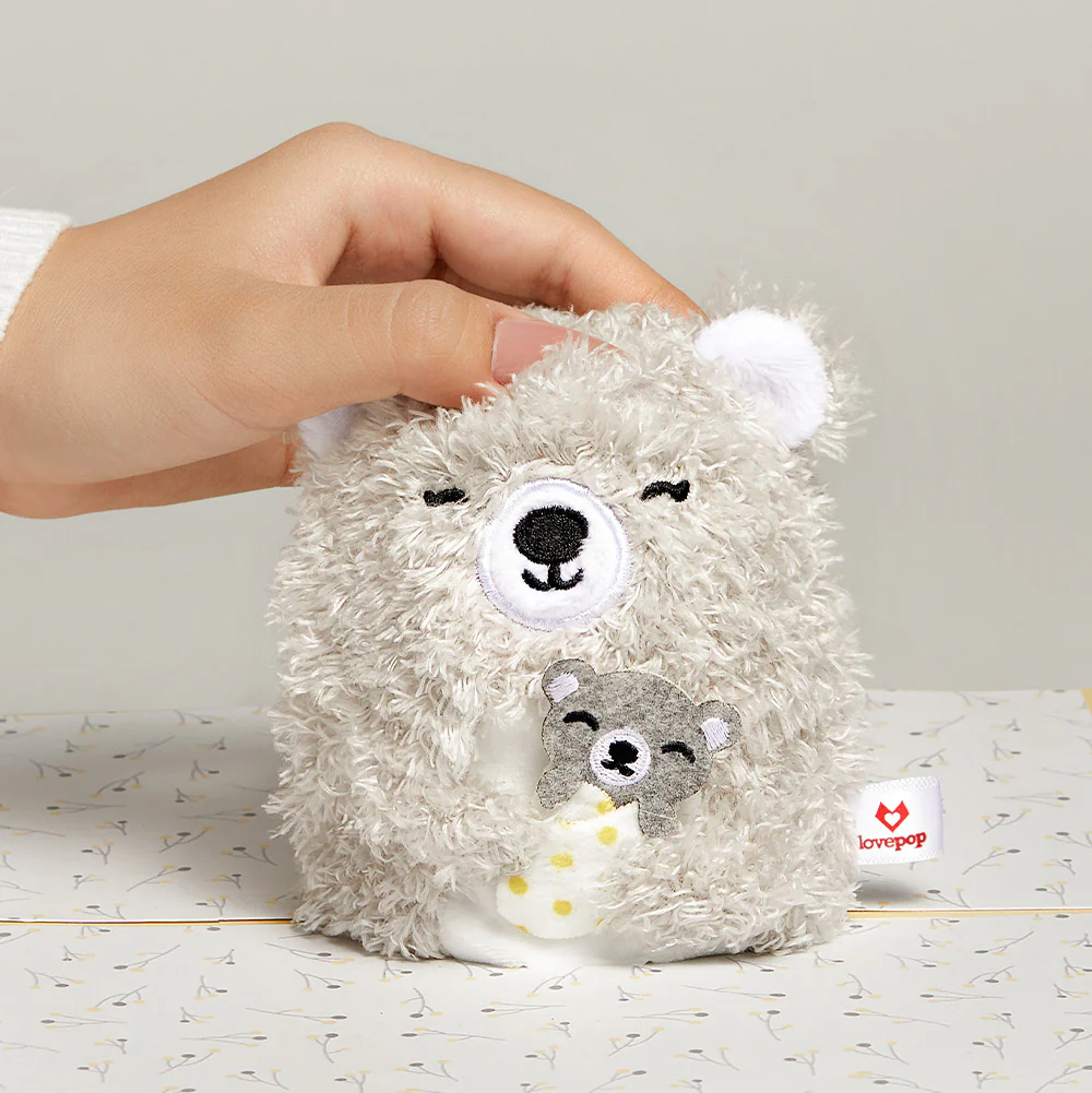 'Love You Most' Mama Bear Valentine Plushpop Card and Sentiment Set - Image 3
