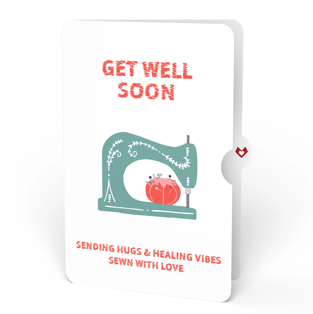 Love You Sew Much Get Well Soon Pop-Up Card and Sentiment Set - Image 4