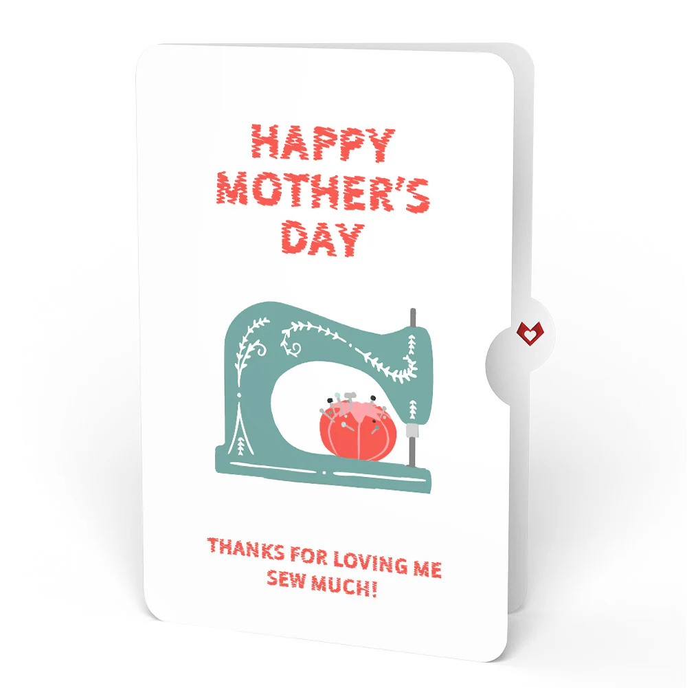 Love You Sew Much Mother's Day Pop-Up Card and Sentiment Set - Image 4