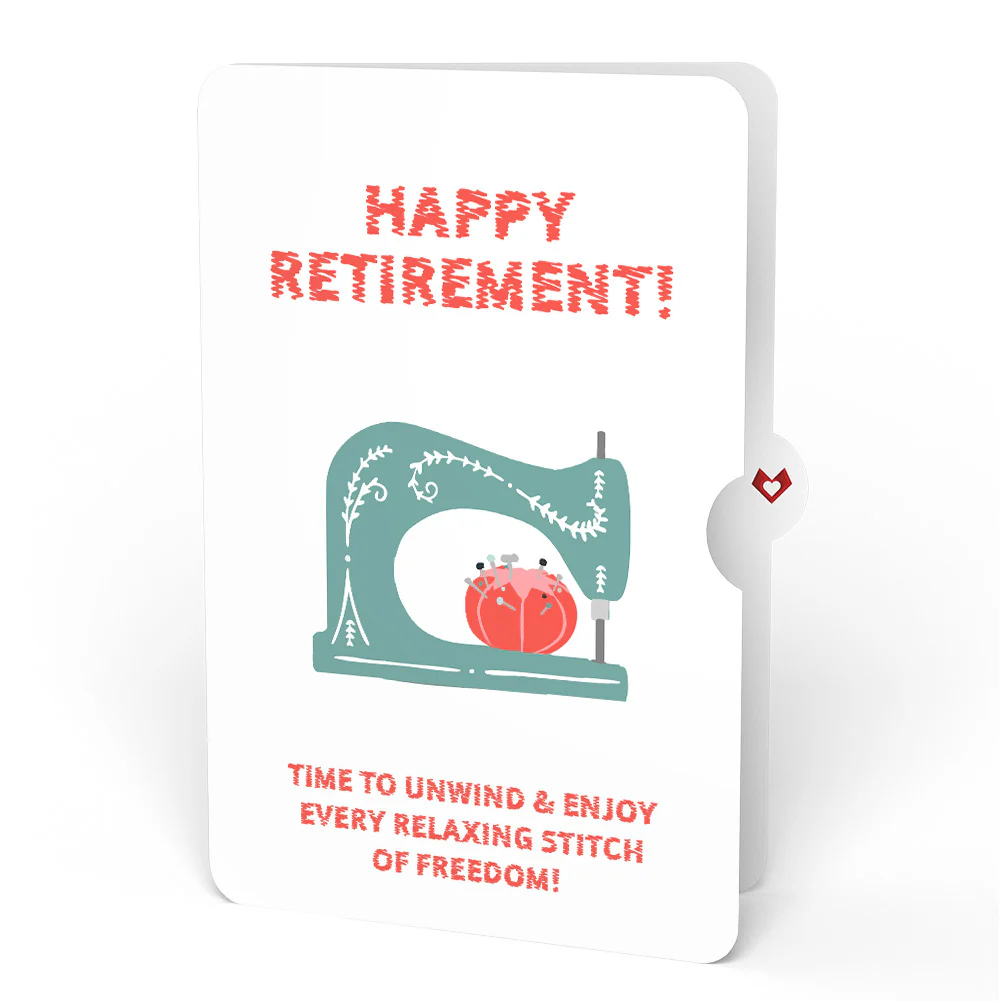 Love You Sew Much Retirement Pop-Up Card and Sentiment Set - Image 4
