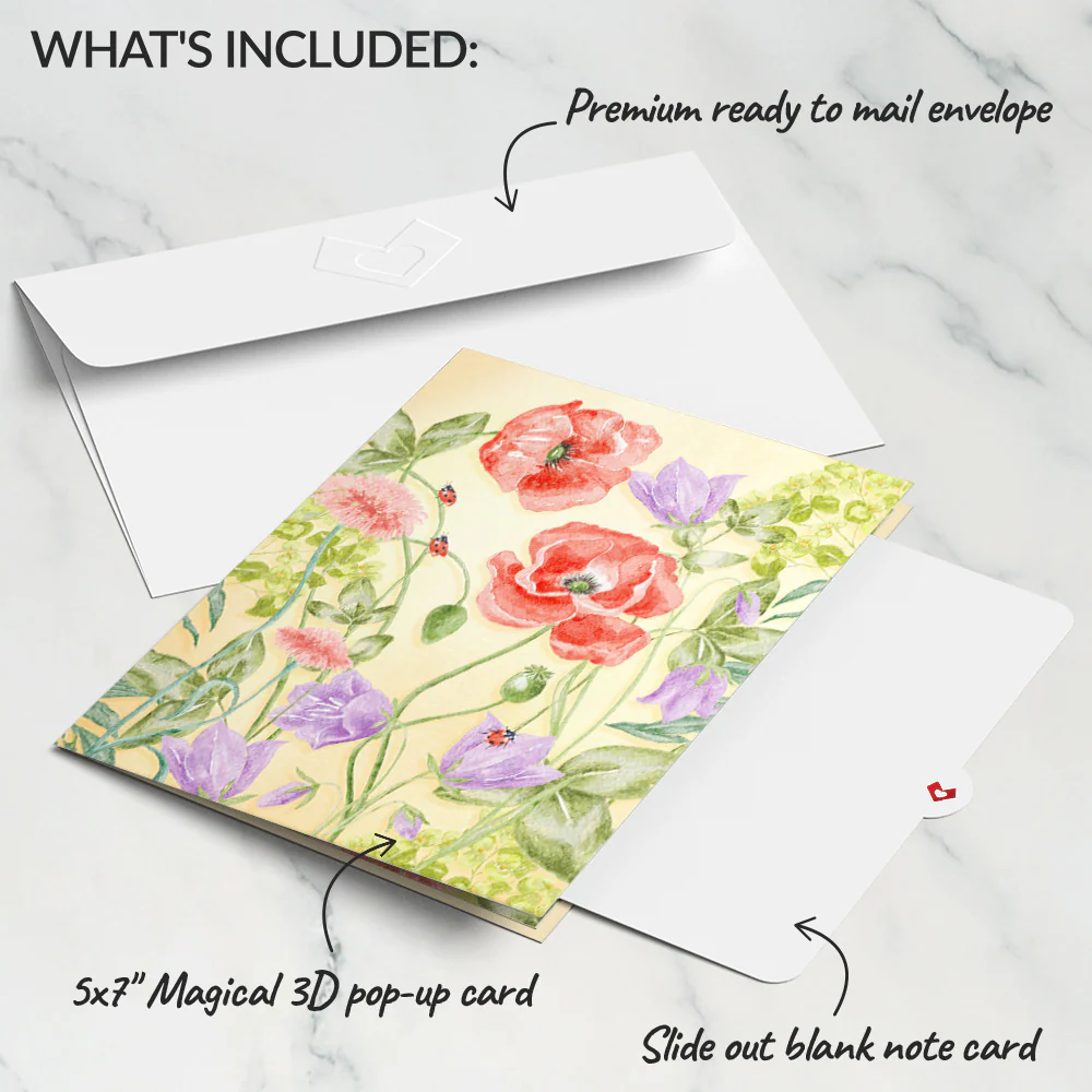 Lovely Ladybug Pop-Up Card - Image 5