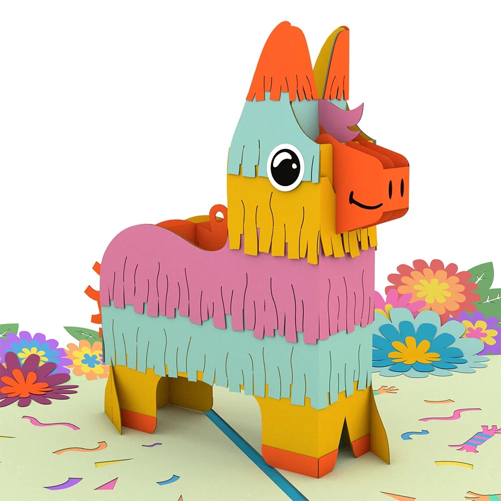 Pinata 70th Birthday Pop-Up Card and Sentiment Set - Image 3
