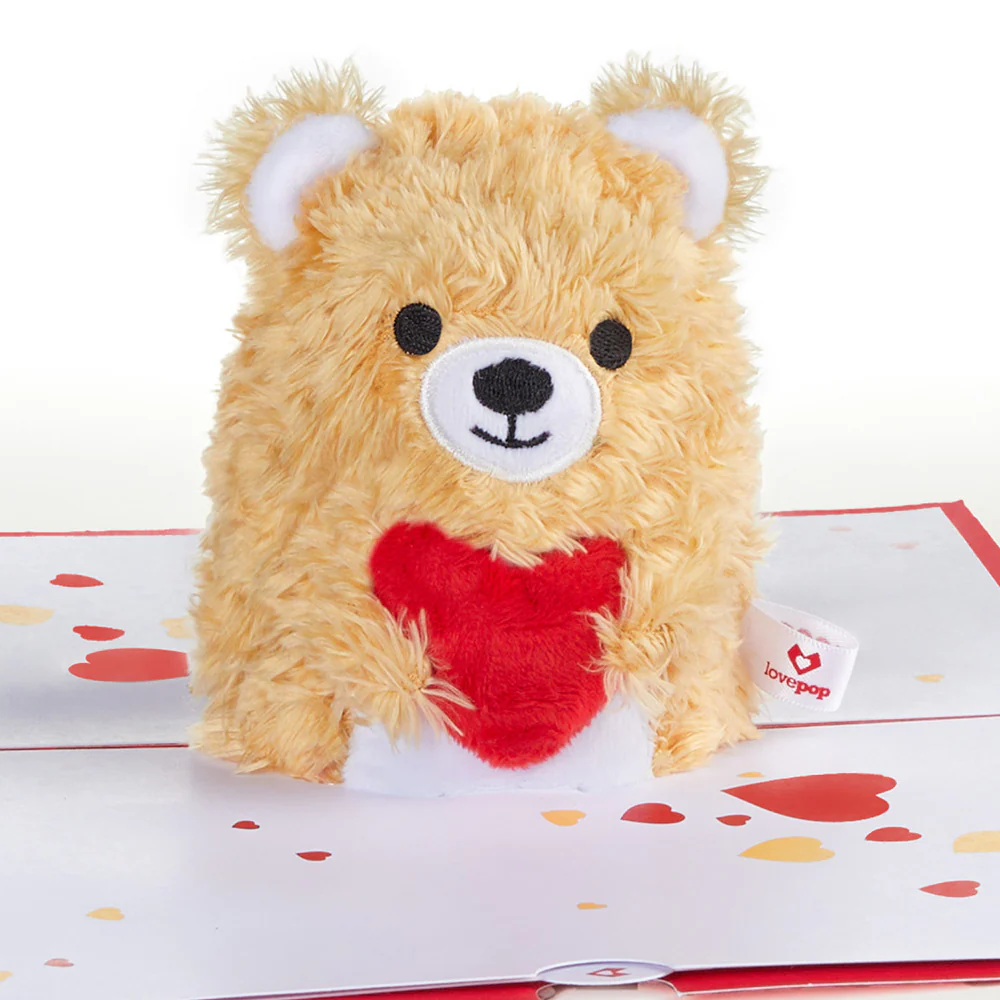 You're The Beary Best Distance Can't Stop My Love Valentine Plushpop Card and Sentiment Set - Image 3