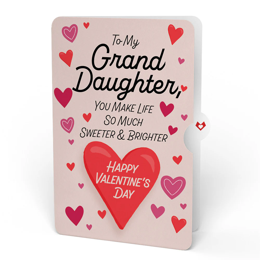 You're The Beary Best Valentine Plushpop Card and Sentiment Set for Granddaughter - Image 4