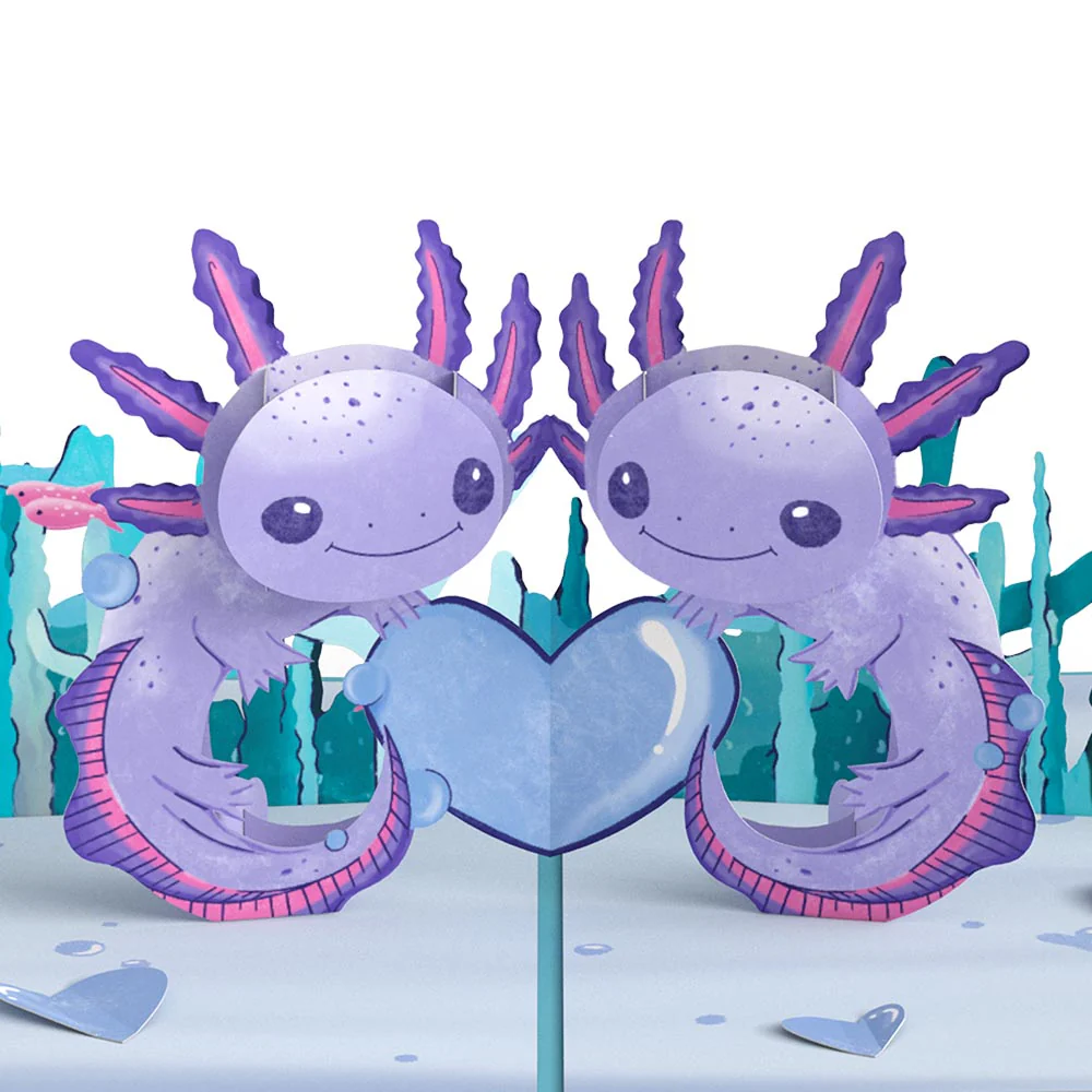 Love You A-Lotl Valentine Pop-Up Card and Sentiment Set for Granddaughter - Image 3