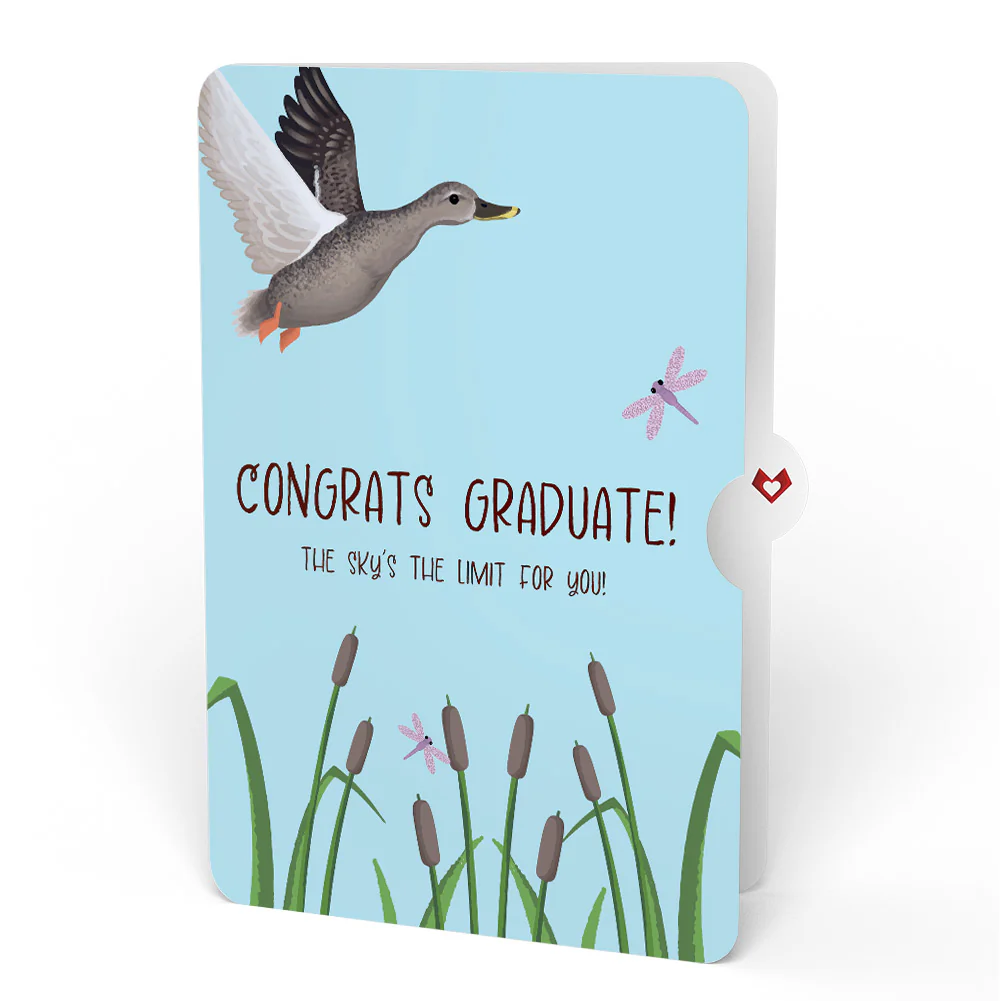 Pondside Mallard Ducks Graduation Pop-Up Card and Sentiment Set - Image 4