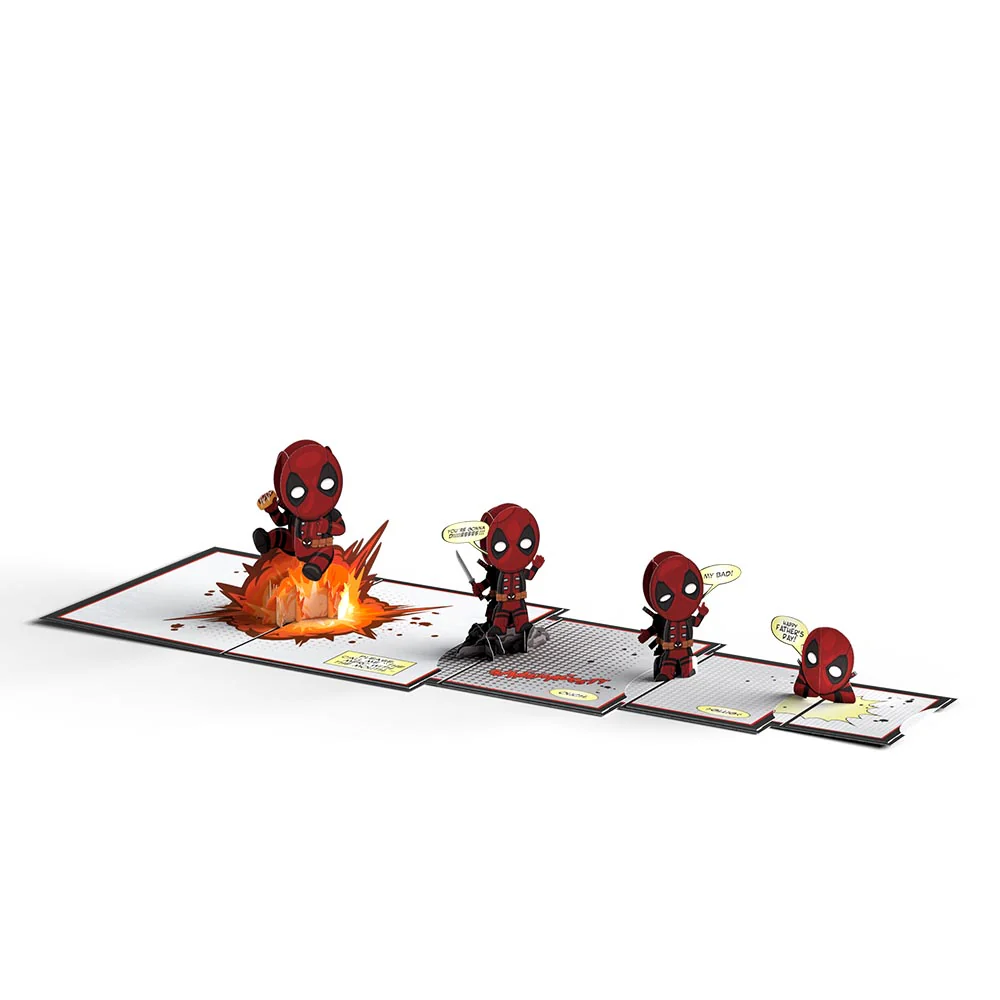 Marvel Deadpool Father's Day 4-in-1 Nesting Card - Image 2