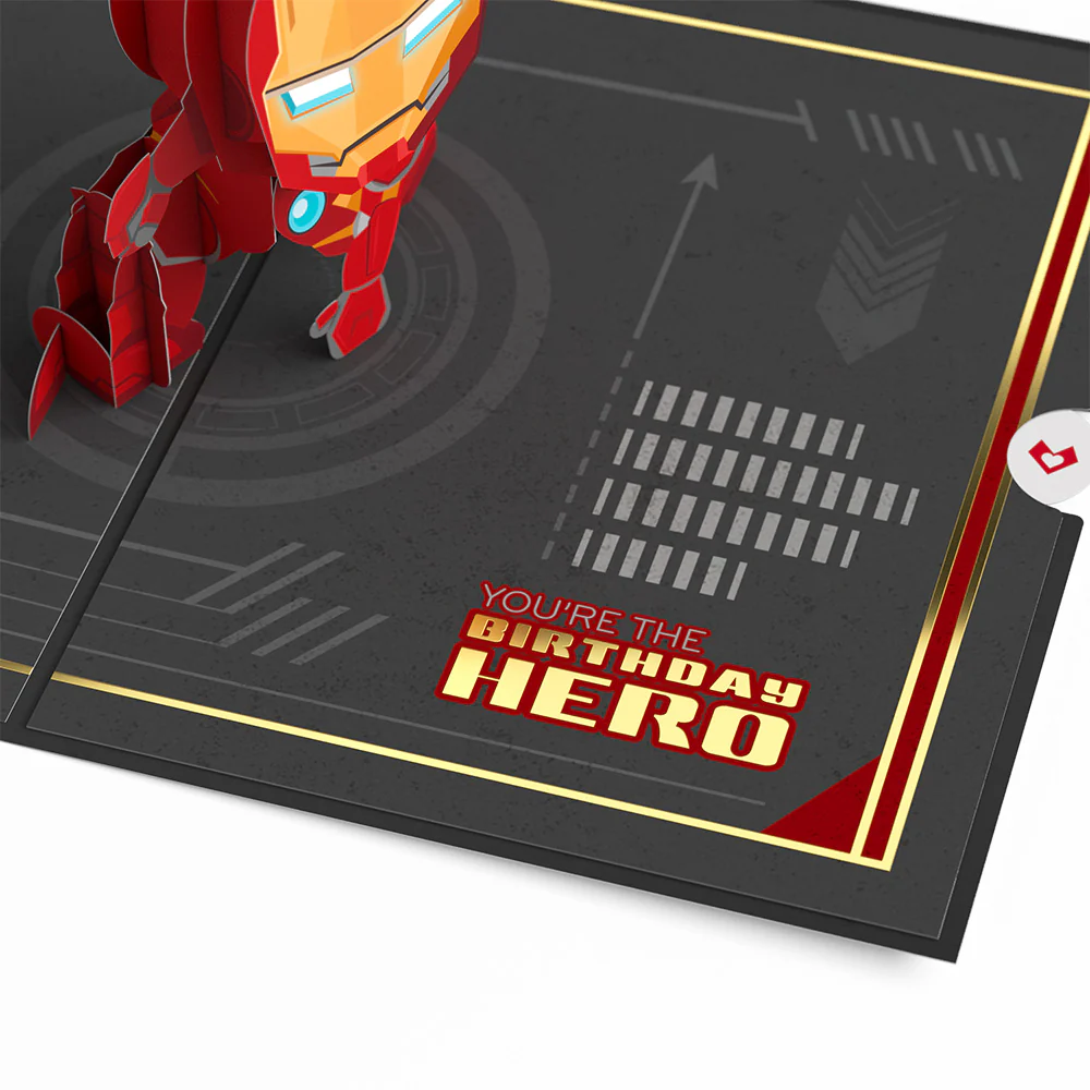 Marvel’s Avengers Iron Man Birthday Pop-Up Card - Image 2