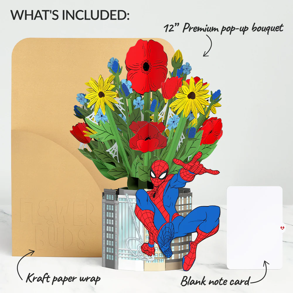 Marvel's Spider-Man Flower Buds Bouquet - Image 6