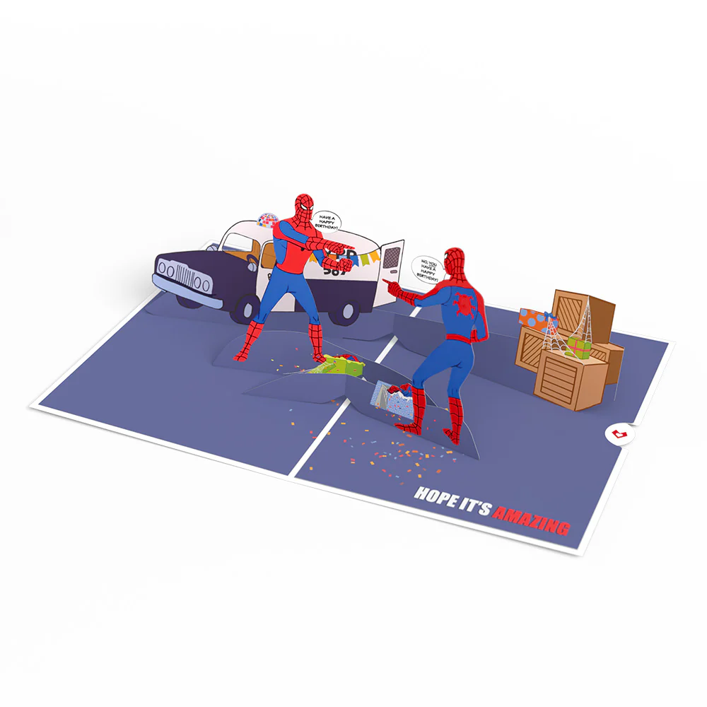 Marvel Spider-Man Spidey Sense Birthday Pop-Up Card - Image 3