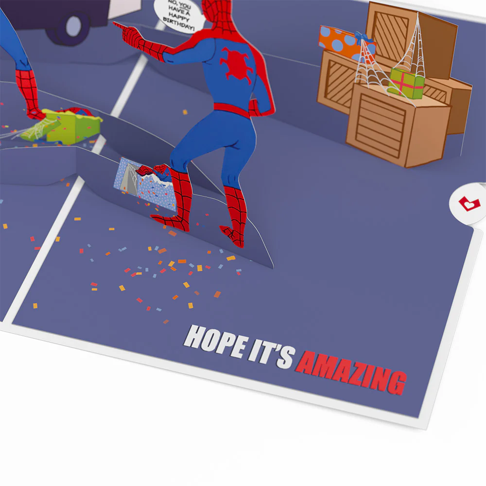 Marvel Spider-Man Spidey Sense Birthday Pop-Up Card - Image 4