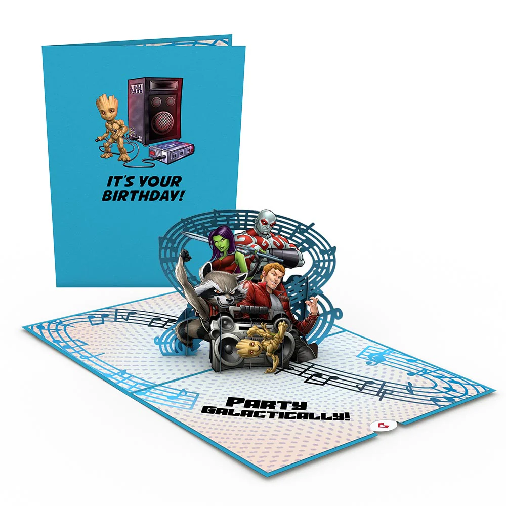 Marvel's Guardians of the Galaxy Galactic Birthday Pop-Up Card - Image 5