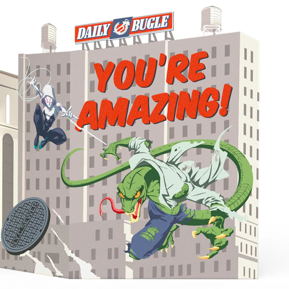 Marvel's Spider-Man You're Amazing Loooooong Card™ (Expands to 2 feet) - Image 3