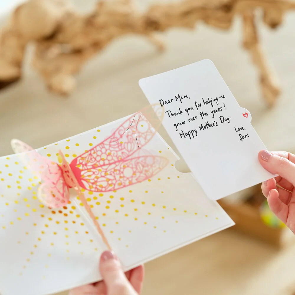 Mother’s Day Dragonfly Pop-Up Card - Image 10