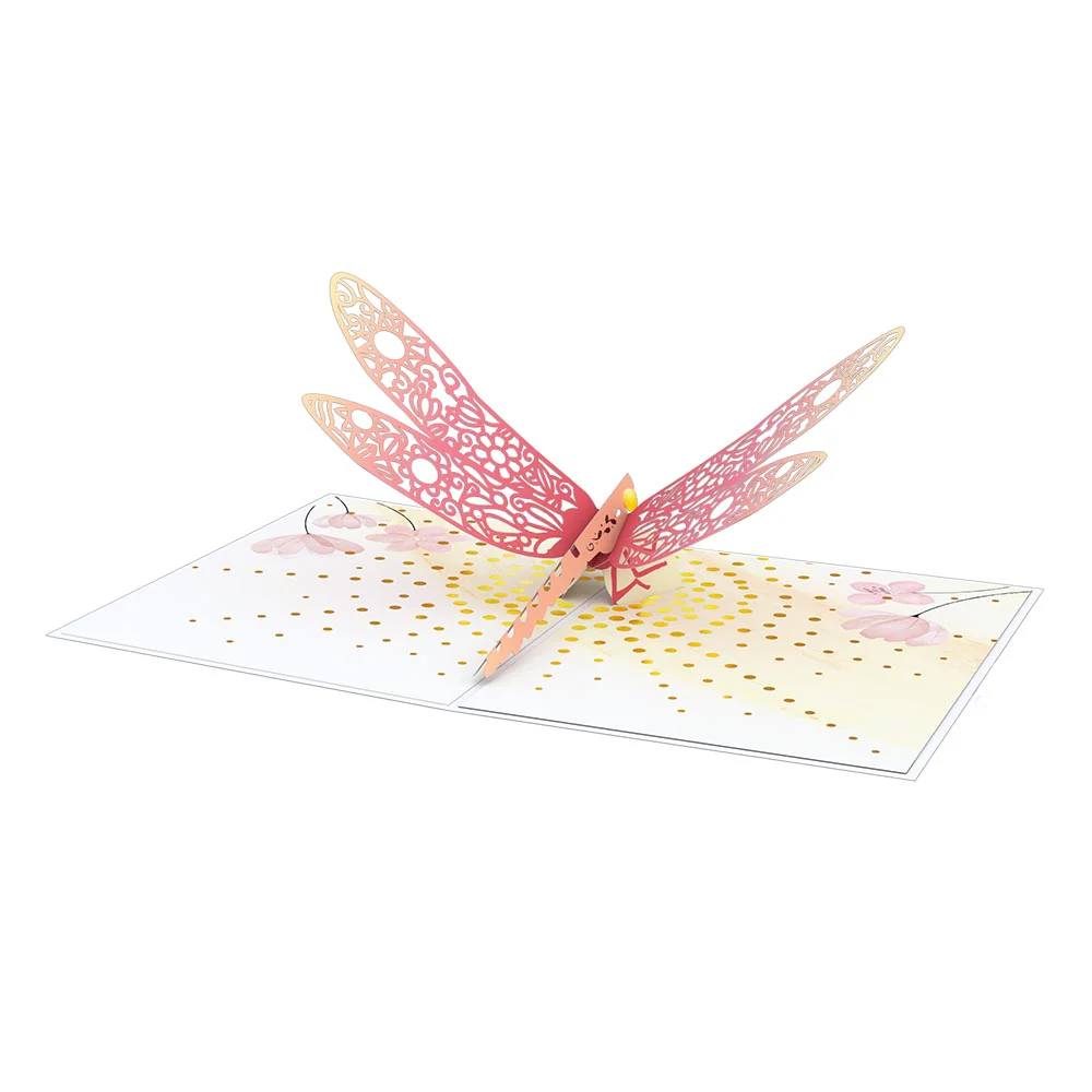 Mother’s Day Dragonfly Pop-Up Card - Image 3