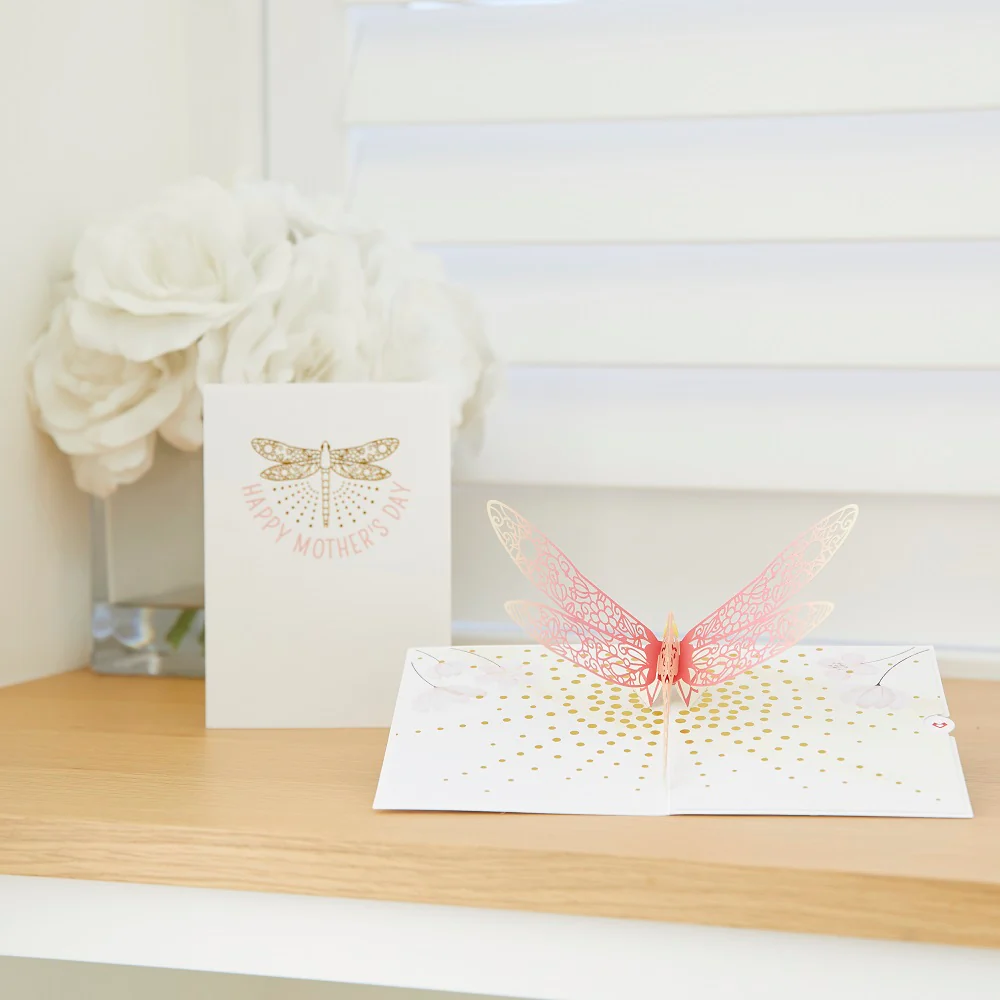 Mother’s Day Dragonfly Pop-Up Card - Image 5