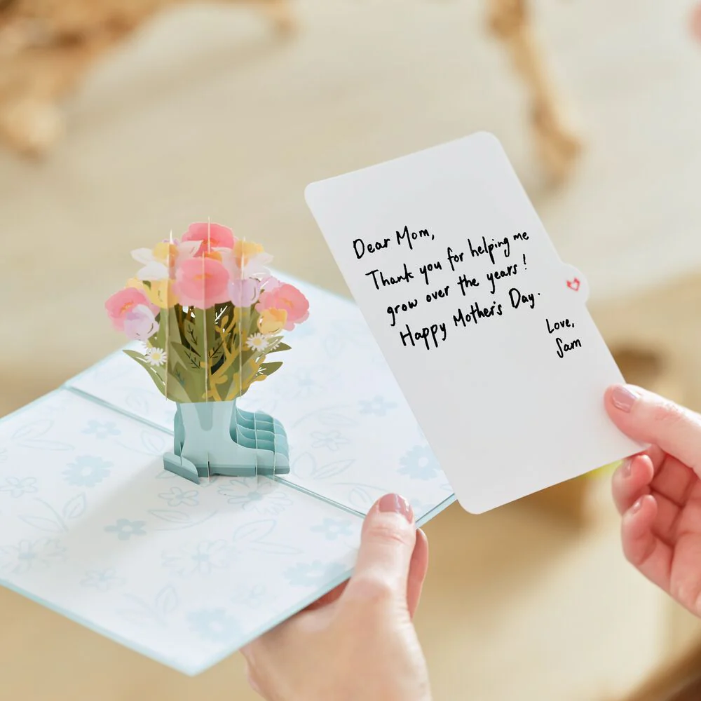 Mother’s Day Gardening Boots Pop-Up Card - Image 10