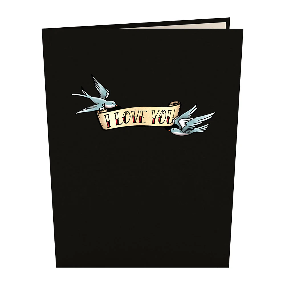 Mother's Day Tattoo Heart Pop-Up Card - Image 4