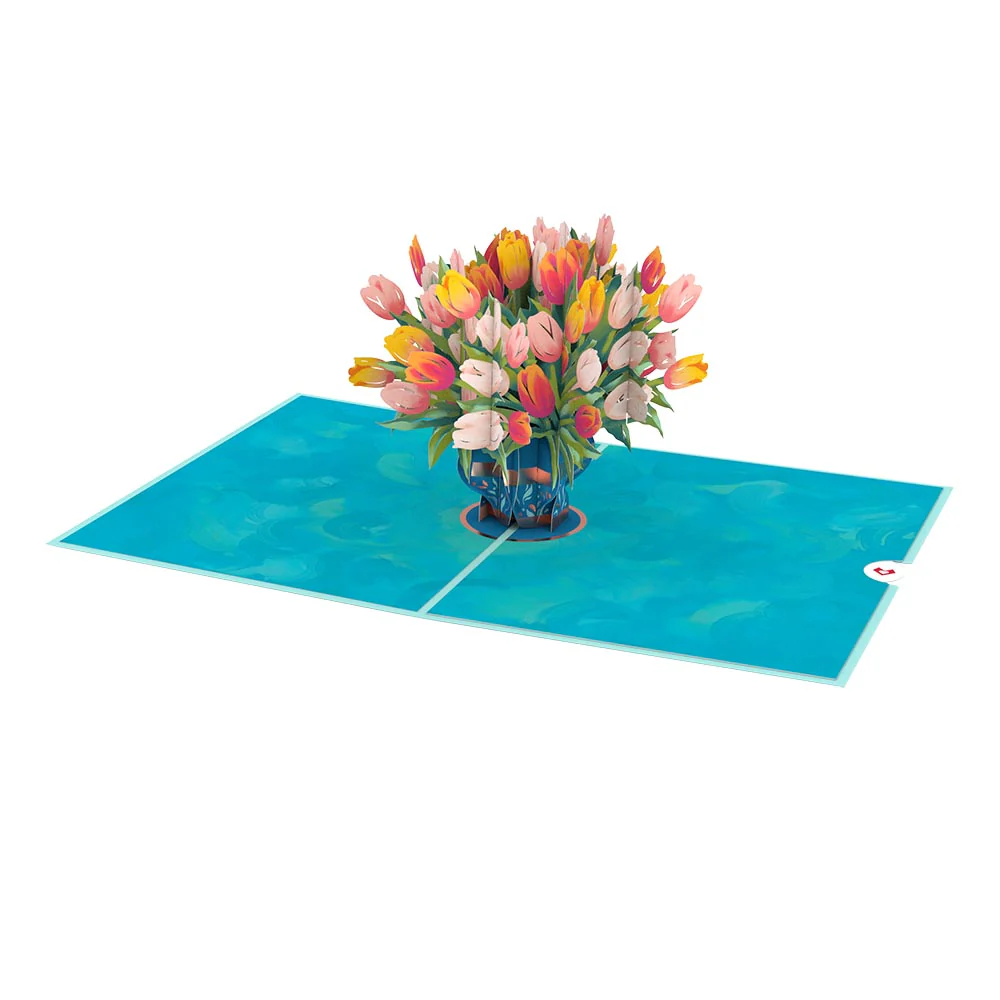 Mother's Day Tulips Pop-Up Card - Image 3