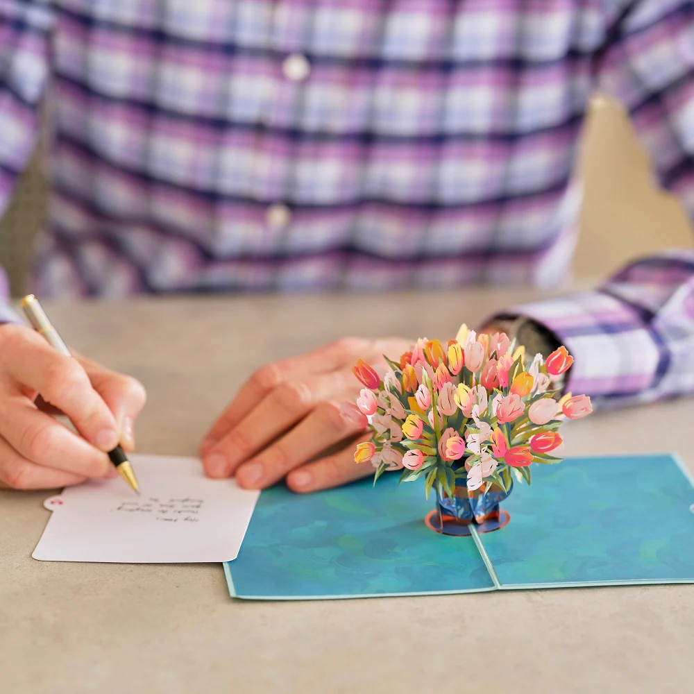 Mother's Day Tulips Pop-Up Card - Image 7